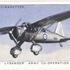 Westland 'Lysander'Army co-operation aircraft.