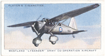 Westland 'Lysander'Army co-operation aircraft.