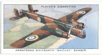 Armstrong Whitworth 'Whitley' bomber.