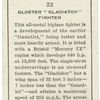 Gloster 'Gladiator' fighter.