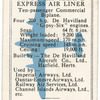 The De Havilland Express Air Liner.