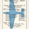 The Percival Mew Gull.