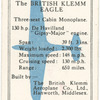 The British Klem 'Eagle'.