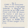 Comet 4. De Havilland.