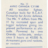 Avro Canada C. F. 100.