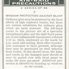Window protection against blast.