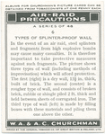 Types of splinter-proof wall.