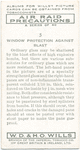 Window protection against blast.