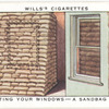 Protecting your windows - a sandbag defence.