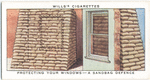 Protecting your windows - a sandbag defence.
