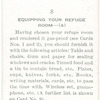 Equipping your refuge room - (A)