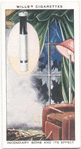 Incendiary bomb and its effect. (Fire started in Room).