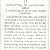 Extinction of incendiary bomb. (Transferring the bomb to the Redhill container).