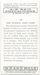 The stirrup hand pump.