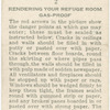 Rendering your refuge room gas-proof.