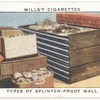Types of splinter-proof wall.