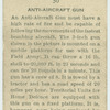 Anti-aircraft gun.