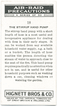 The stirrup hand pump.