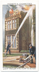 Light trailer fire-pump in action.