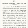 Medium trailer fire-pump in action.