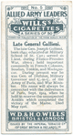 Late General Gallieni.