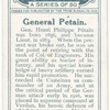 General Pétain.