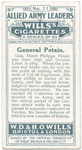 General Pétain.