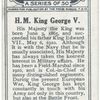 His Majesty King George V.