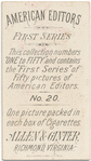 Allan Forman. The New York Journalist.