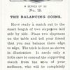 The balancing coins.