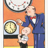Telling time by clairvoyance.