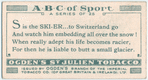 S is the SKI-ER ... to Switzerland go ...