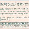 W clearly refers to the WRESTLER, ...