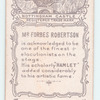 Forbes Robertson in 'For the Crown'.
