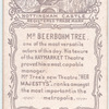 Beerbohm Tree in 'The Seats of the Mighty'.