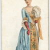 Kate Vaughan as 'Lady Teazle'.