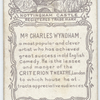 Charles Wyndham as 'David Garrick'.