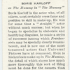 Boris Karloff as The Mummy in 'The Mummy'.