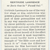 Gertrude Lawrence as Doris Gow in 'Fumed Oak'.