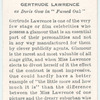 Gertrude Lawrence as Doris Gow in 'Fumed Oak'.