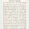 Gracie Fields.