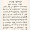 Louise Hampton.