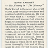 Boris Karloff.