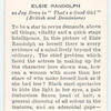 Elsie Randolph.