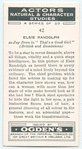 Elsie Randolph.