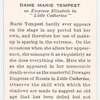 Dame Marie Tempest.