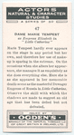 Dame Marie Tempest.