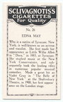 Edna May.
