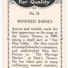 Winifred Barnes.