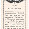 Gladys Marsh.